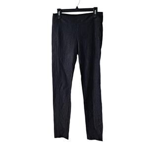 Diane Von Furstenberg Black Lacy Sweet Heart Ankle Pant